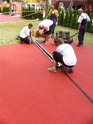 Streetball �s l�btenisz p�lya kivitelez�s